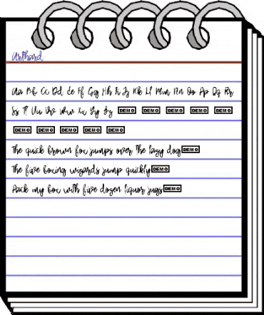 Arthard Regular animated font preview