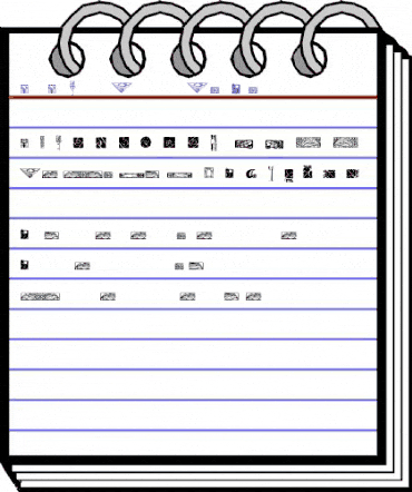 ArtsAndCrafts Ornaments animated font preview