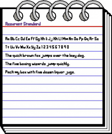 Assurant Standard animated font preview
