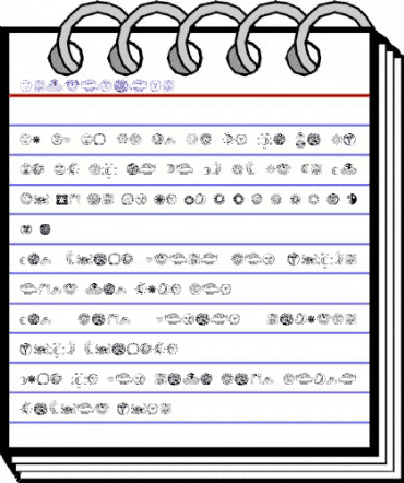 AstroDings Regular animated font preview