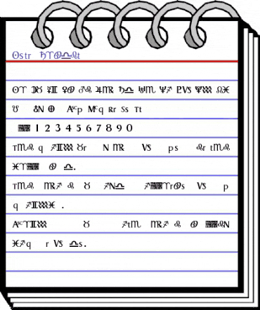 AstroGadget Regular animated font preview