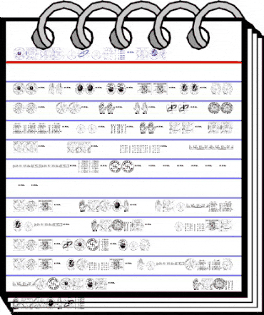 Astrology tfb Regular animated font preview