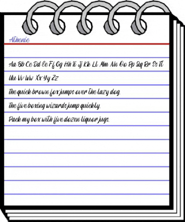 Athenic Regular animated font preview