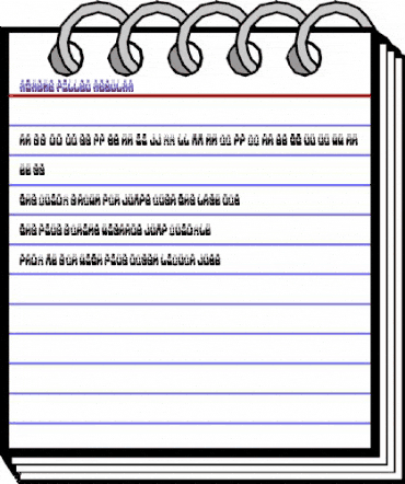 Athens Filled Regular animated font preview