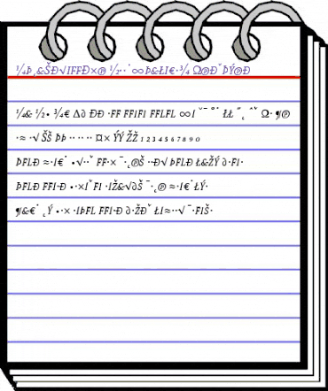 AtmaSerifExp-BookItalicQC Regular animated font preview