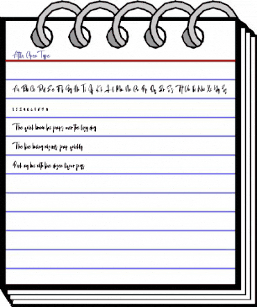 Attila Regular animated font preview