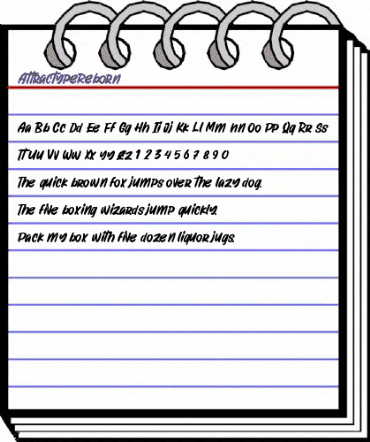 Attractype Reborn Regular animated font preview