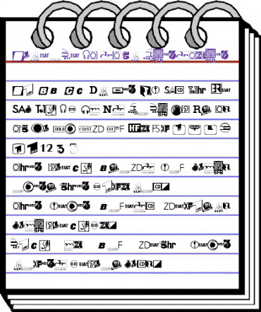 Audio Pi LT nStd Regular animated font preview