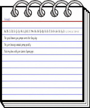 Avoratu Regular animated font preview Avoratu Regular animated font preview