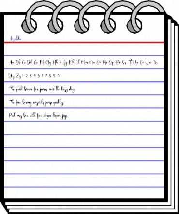 Ayalda Regular animated font preview