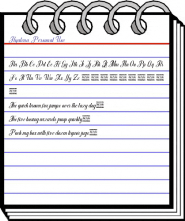 Ayalena Personal Use Regular animated font preview