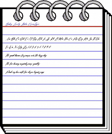 Baby Lovely Italic Regular animated font preview Baby Lovely Italic Regular animated font preview