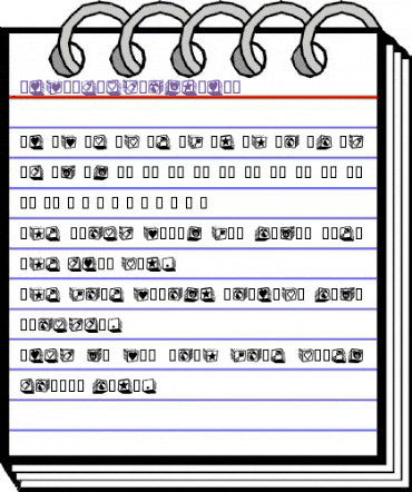 BabyBlockDingBats Regular animated font preview