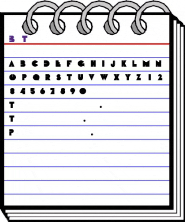 }ᨒ Regular animated font preview