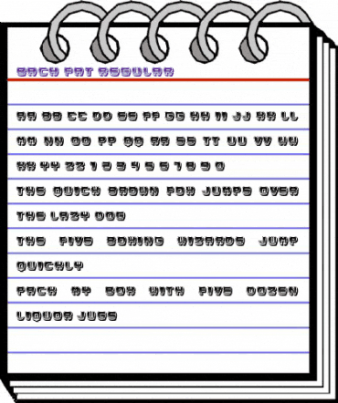 Bach Fat Regular animated font preview Bach Fat Regular animated font preview