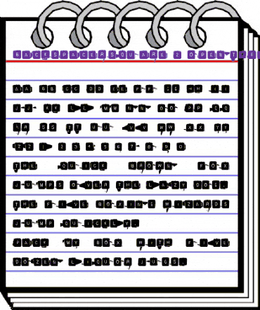 Backspacer Square animated font preview Backspacer Square animated font preview
