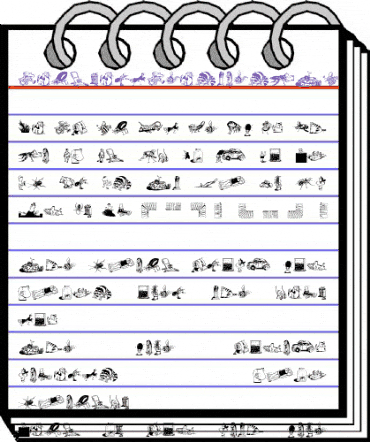 BackyardBeastiesITC Regular animated font preview