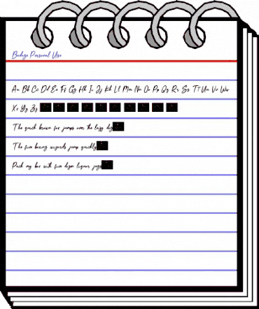 Badage Personal Use animated font preview Badage Personal Use animated font preview