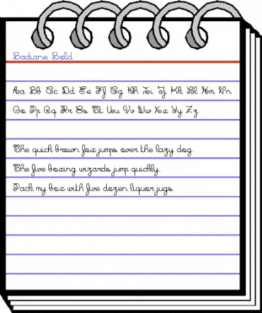 Badiane Bold Regular animated font preview Badiane Bold Regular animated font preview