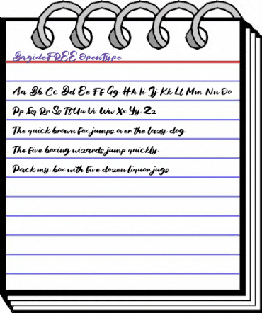 Bagide FREE Regular animated font preview Bagide FREE Regular animated font preview