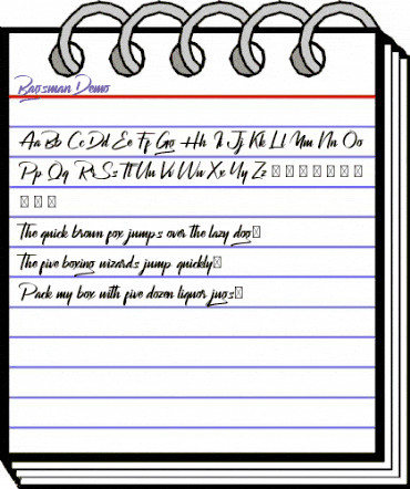 Bagsman Demo Regular animated font preview Bagsman Demo Regular animated font preview