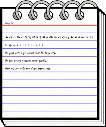 Bagstore Regular animated font preview