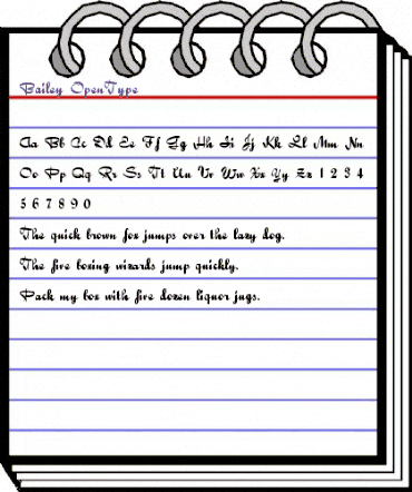 Bailey Regular animated font preview Bailey Regular animated font preview