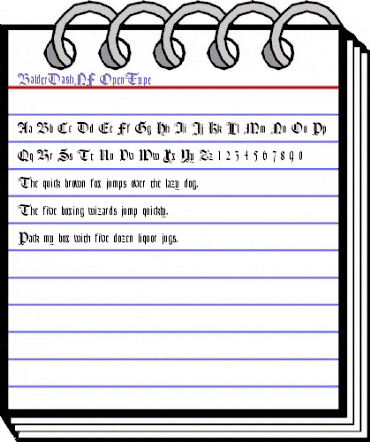 Balder Dash NF Regular animated font preview Balder Dash NF Regular animated font preview