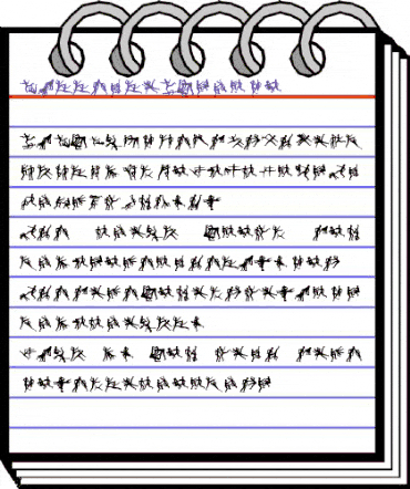 BalletliAbsurdo Regular animated font preview