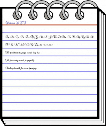 Balmoral LET Regular animated font preview Balmoral LET Regular animated font preview