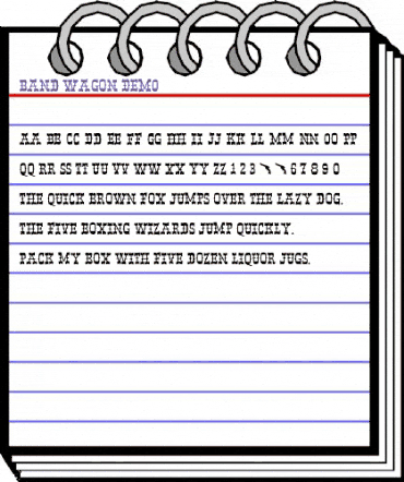 Band Wagon DEMO Regular animated font preview Band Wagon DEMO Regular animated font preview