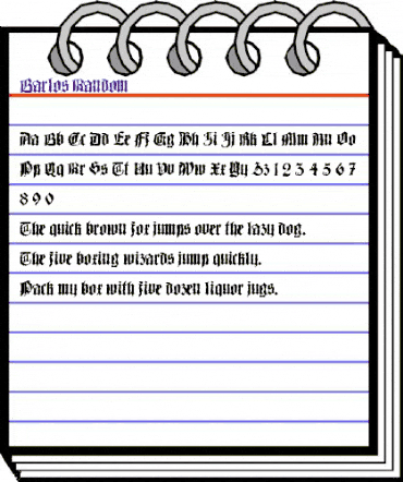 Barlos-Random Regular animated font preview Barlos-Random Regular animated font preview