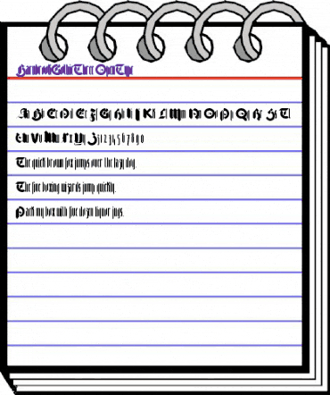 Barnbrook GothicThree animated font preview Barnbrook GothicThree animated font preview