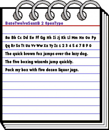 BaseTwelve Medium animated font preview BaseTwelve Medium animated font preview