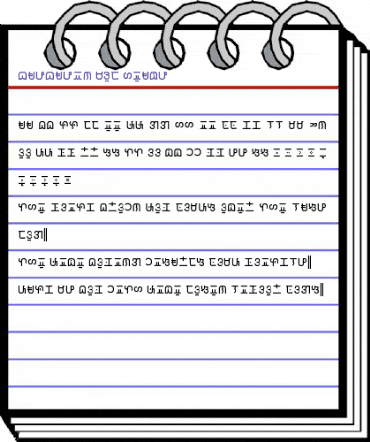 Baybayin Mod Heavy Regular animated font preview