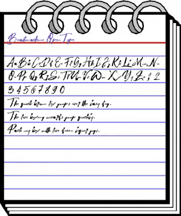 Beastmachine Regular animated font preview