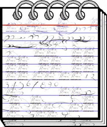 Before the Rain Swashes DEMO Regular animated font preview