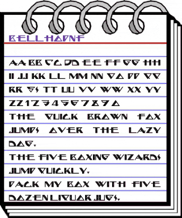 BellhopNF Regular animated font preview BellhopNF Regular animated font preview