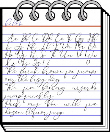 bello Regular animated font preview