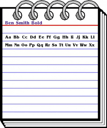 Benguiat-Bold Regular animated font preview