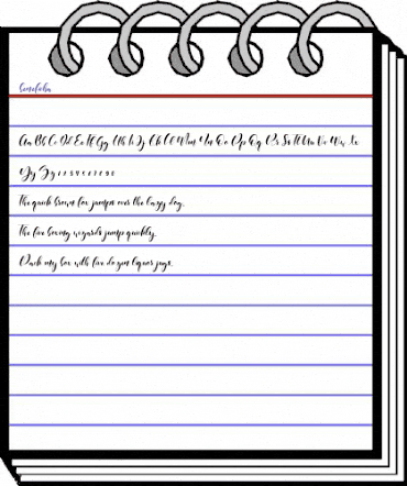 beneficha Regular animated font preview