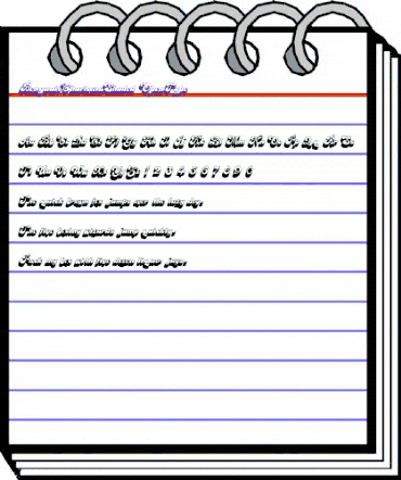 BenguaitCharismaShaded Regular animated font preview