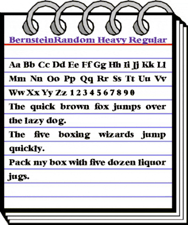 BernsteinRandom-Heavy Regular animated font preview BernsteinRandom-Heavy Regular animated font preview