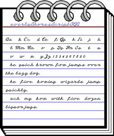 BeverlyShoresScriptSGA TT Regular animated font preview BeverlyShoresScriptSGA TT Regular animated font preview