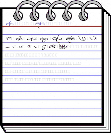 Bible Script Flourishes Regular animated font preview Bible Script Flourishes Regular animated font preview