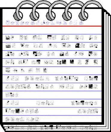 BiblishPictures Regular animated font preview