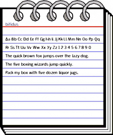 bifidus Regular animated font preview bifidus Regular animated font preview