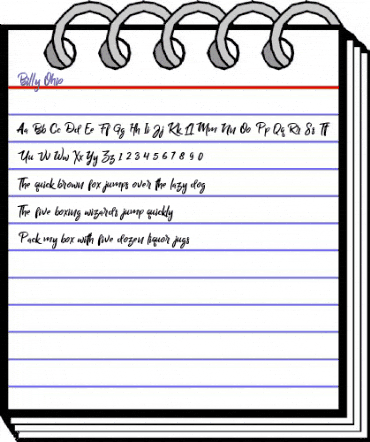 Billy Ohio Regular animated font preview Billy Ohio Regular animated font preview