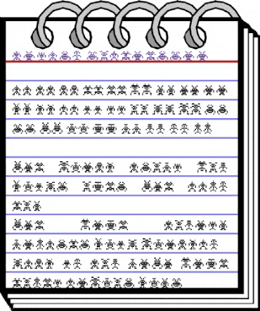 Binary SoldiersII Regular animated font preview