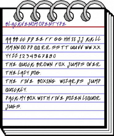 Black Venom Regular animated font preview